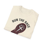 Run the Race in Faith Christian Runner T-Shirt