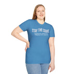 Stay The Course Bible Verse Christian Runner T-Shirt (Curvy Text)