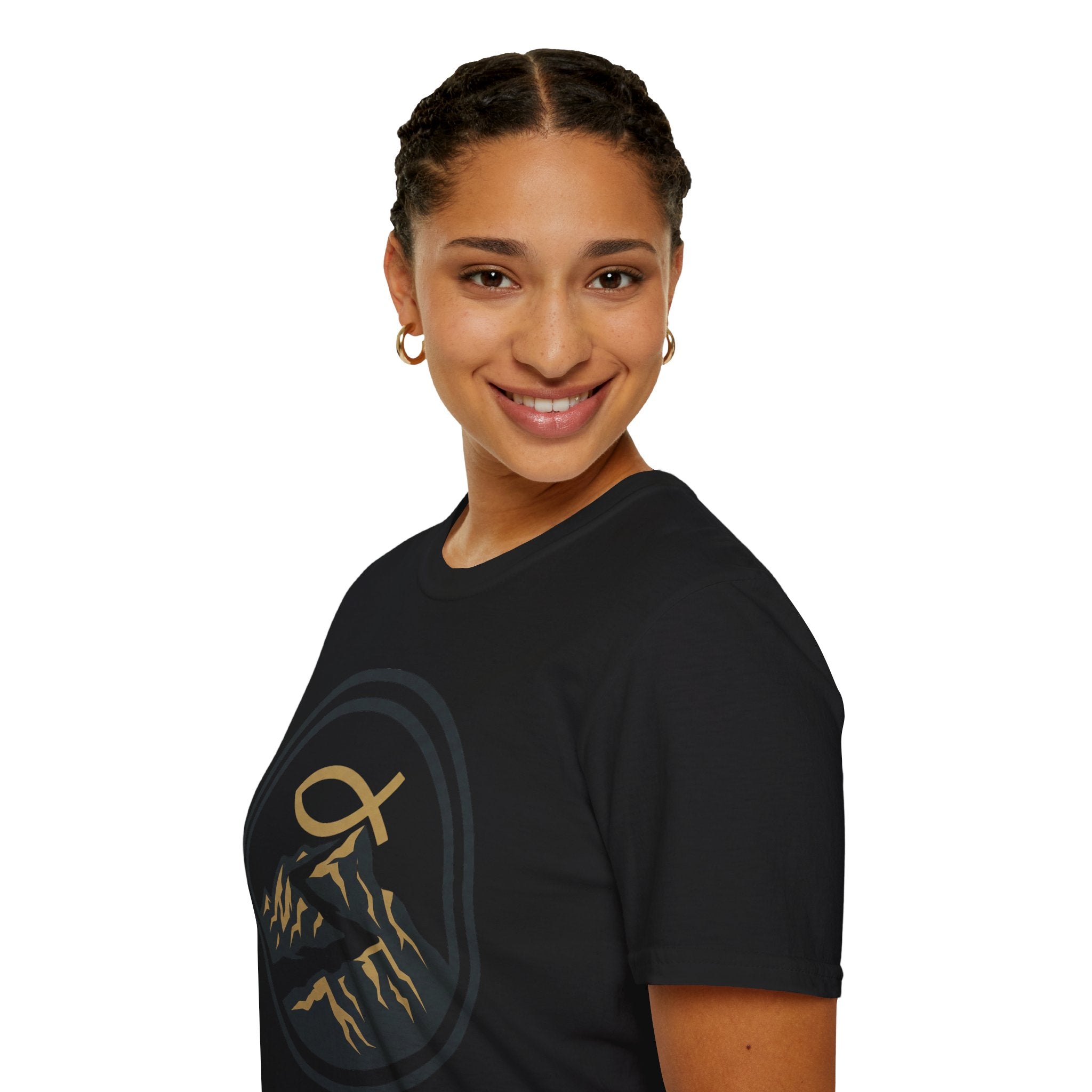 Trail Endurance Mountain Ichthys Christian Runner T-Shirt