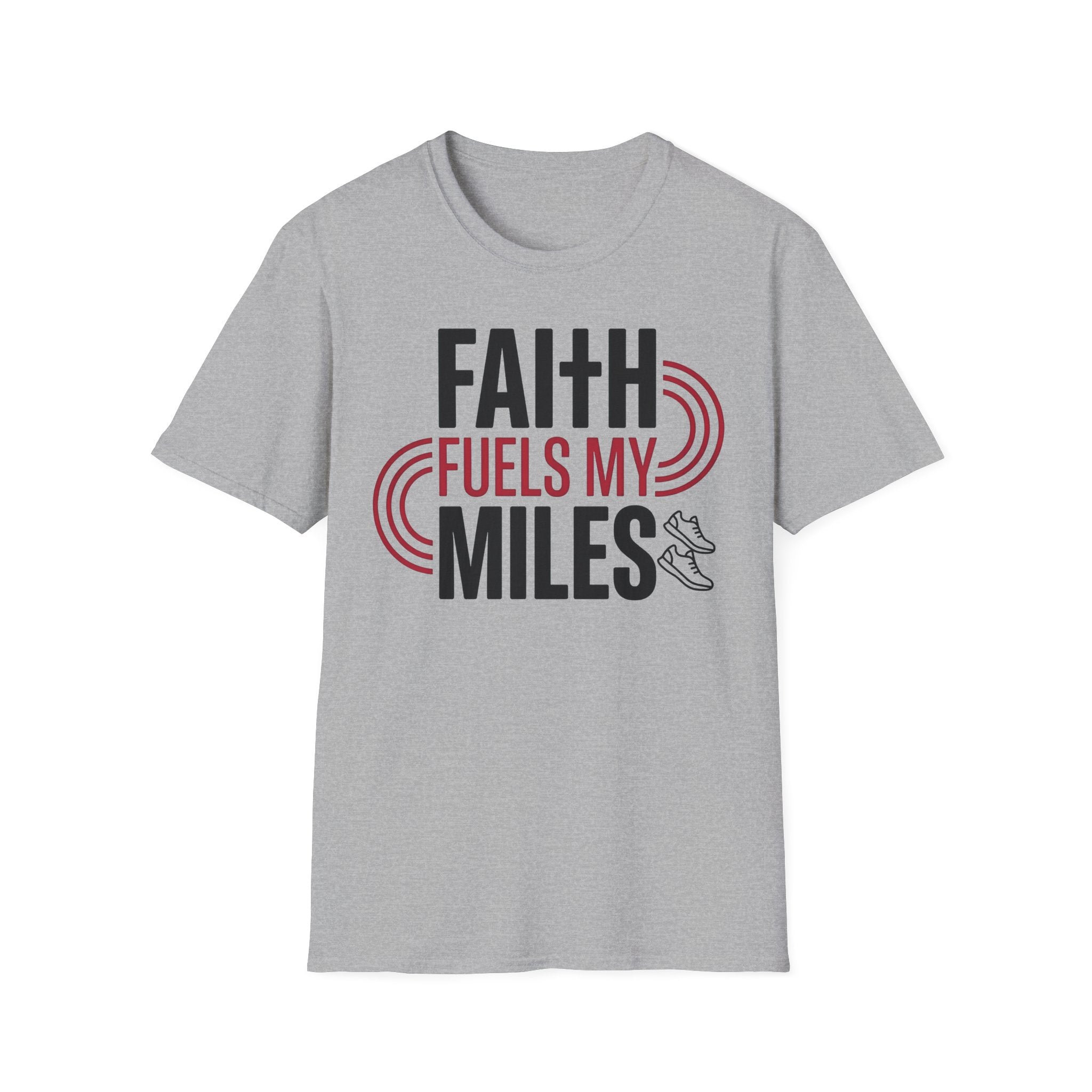 Faith Fuels My Miles Christian Runner T-Shirt
