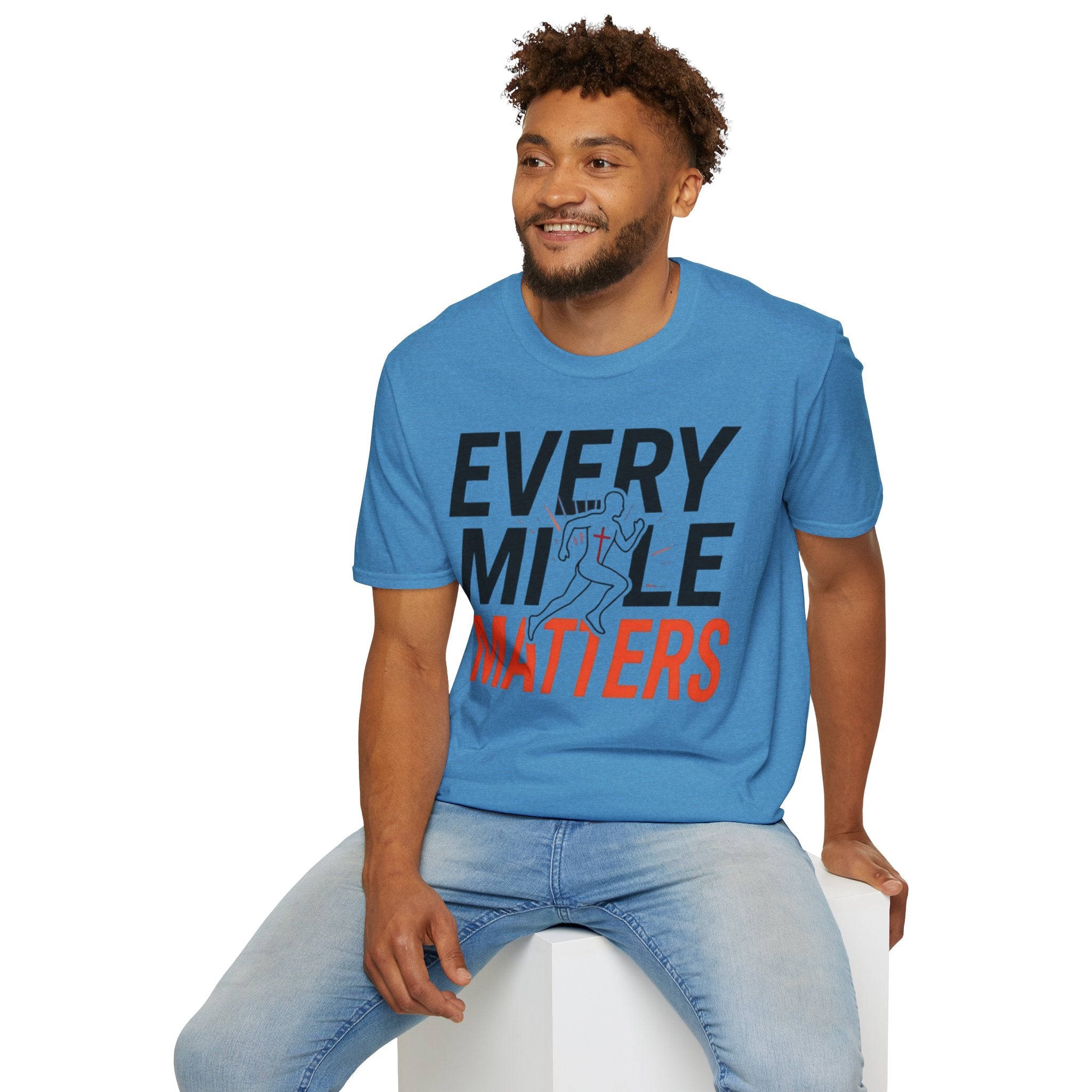 Every Mile Matters Christian Runner T-Shirt (Male)
