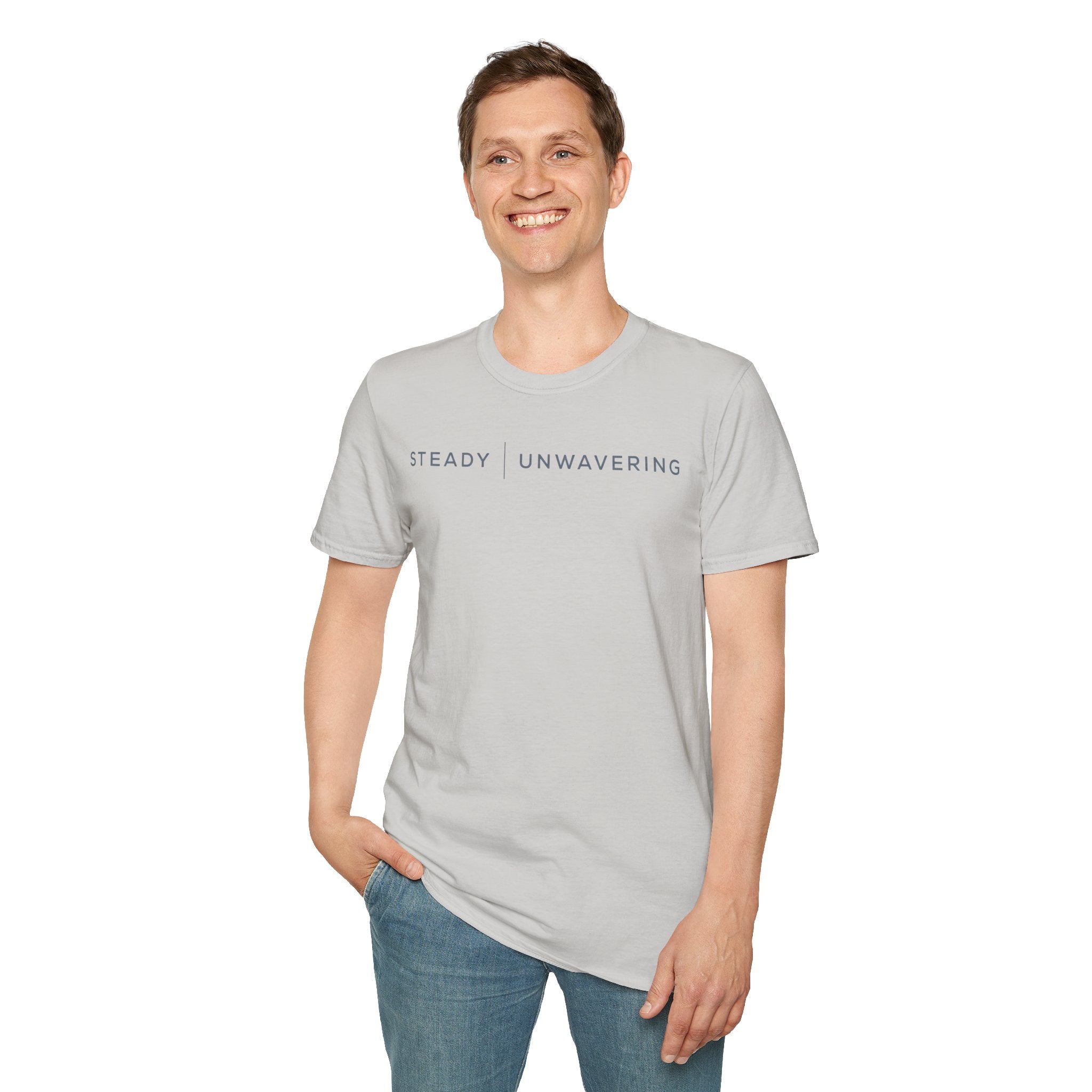 Steady Unwavering Christian Runner T-Shirt