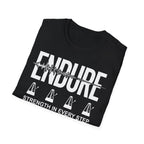 Endure: Strength in Every Step Christian Runner T-Shirt