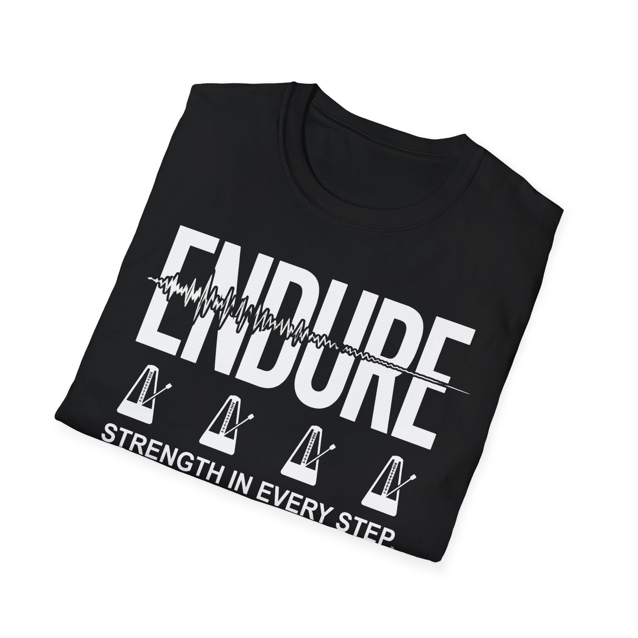 Endure: Strength in Every Step Christian Runner T-Shirt