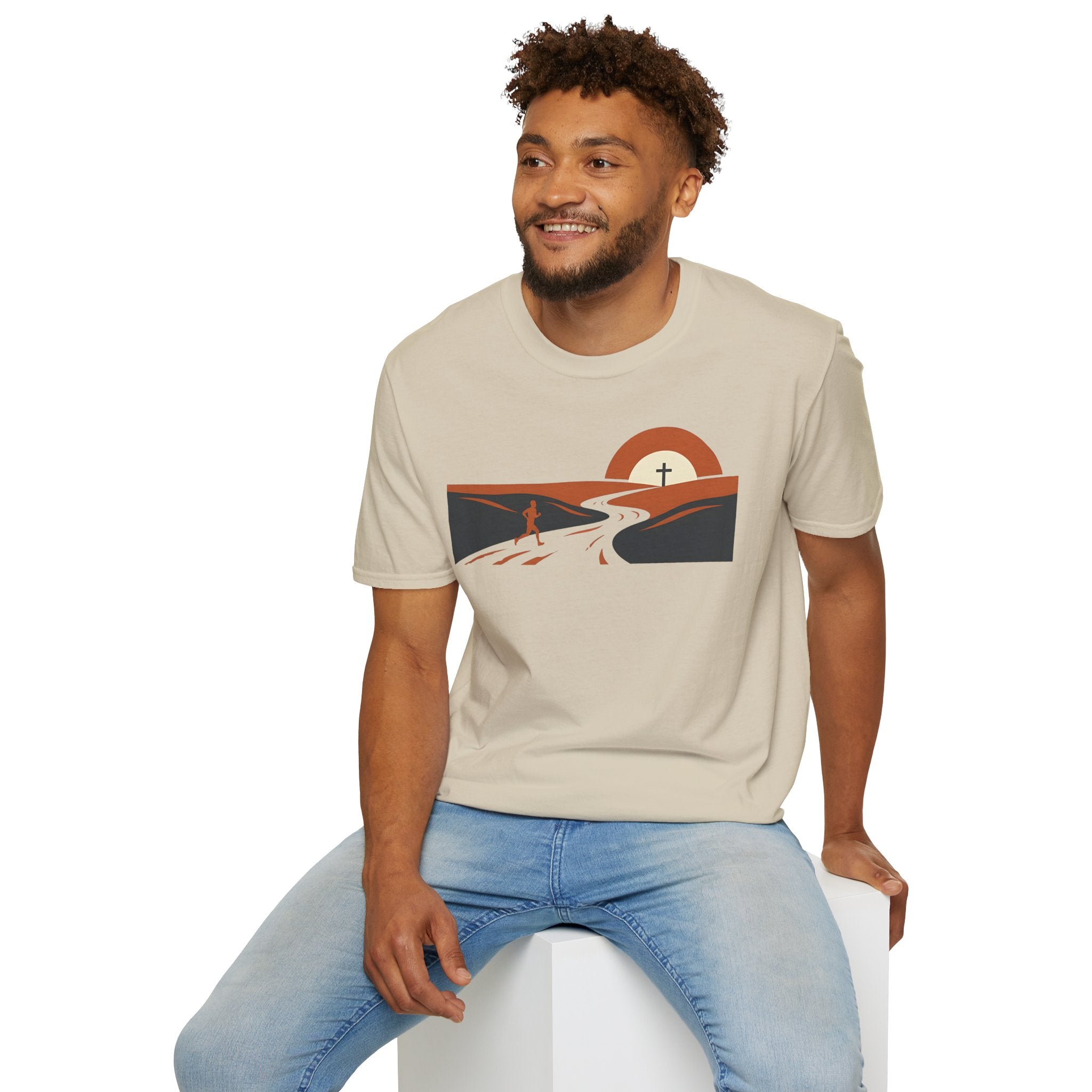 Cross Horizon Christian Runner T-Shirt