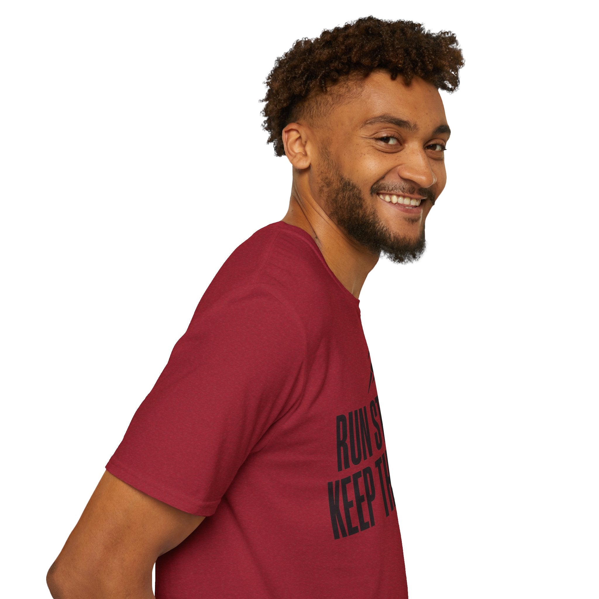 Run Strong - Keep the Faith Christian Runner T-Shirt