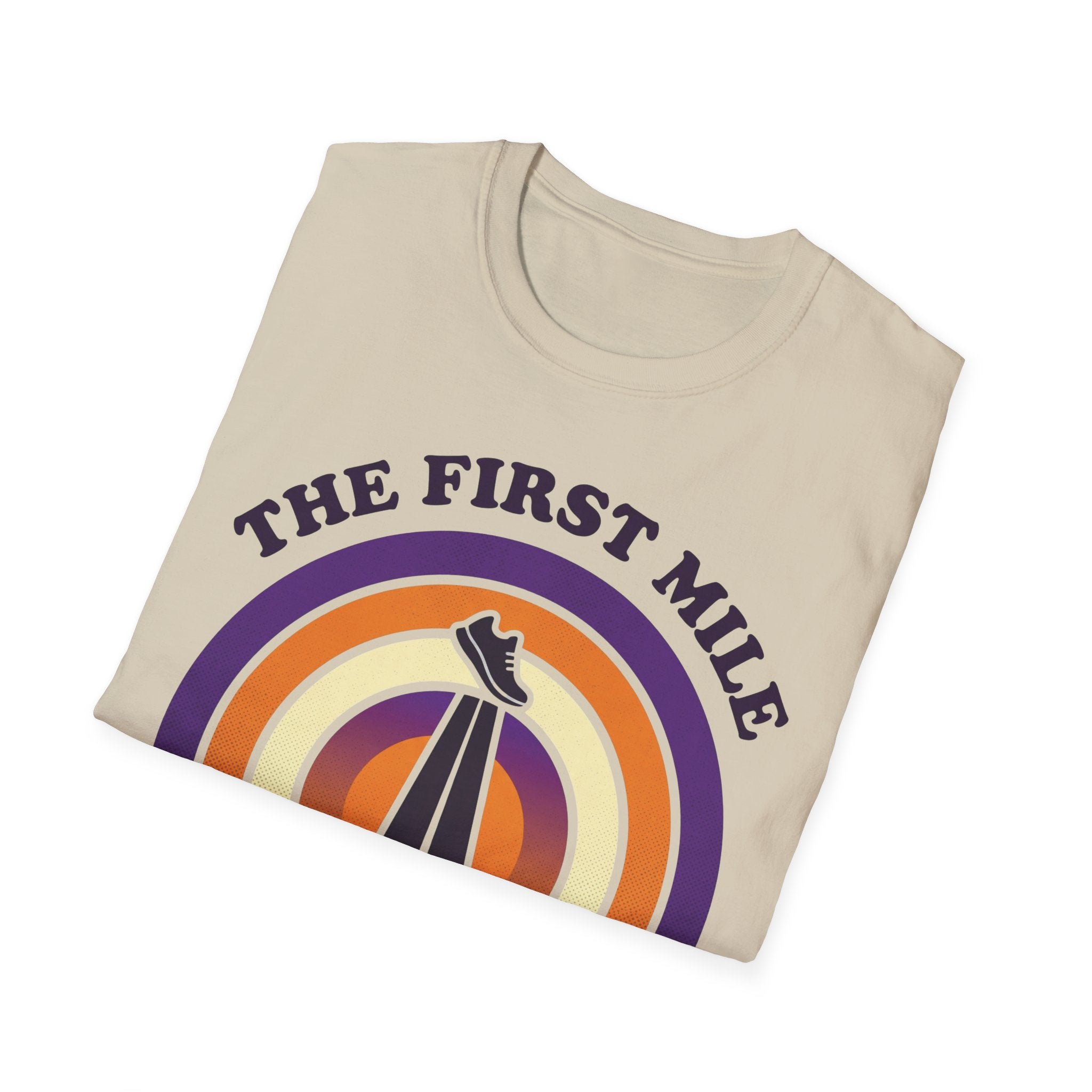 The First Mile Belongs to God Christian Runner T-Shirt