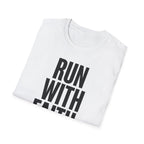 Run With Faith Discipline Over Comfort Christian Runner T-Shirt