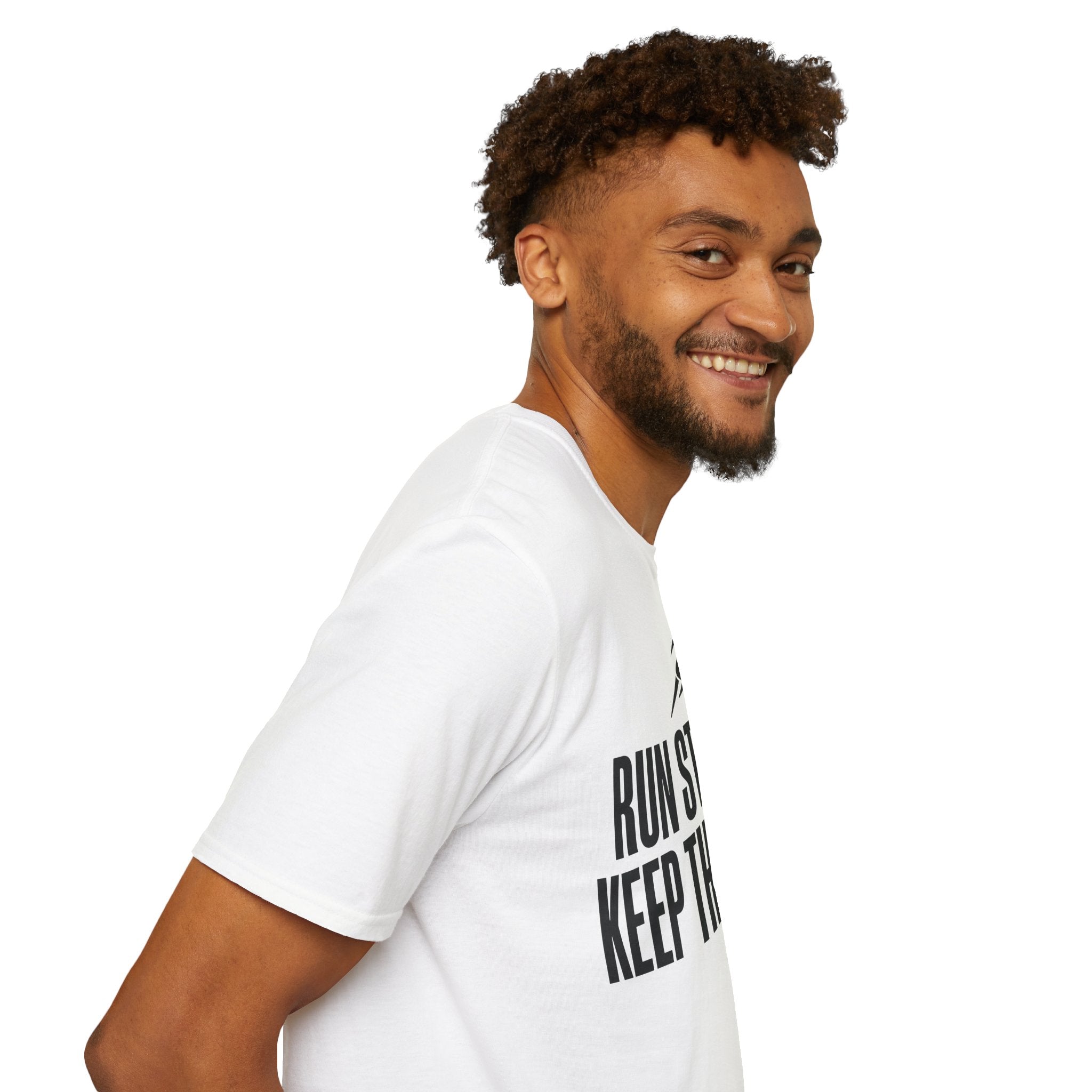 Run Strong - Keep the Faith Christian Runner T-Shirt