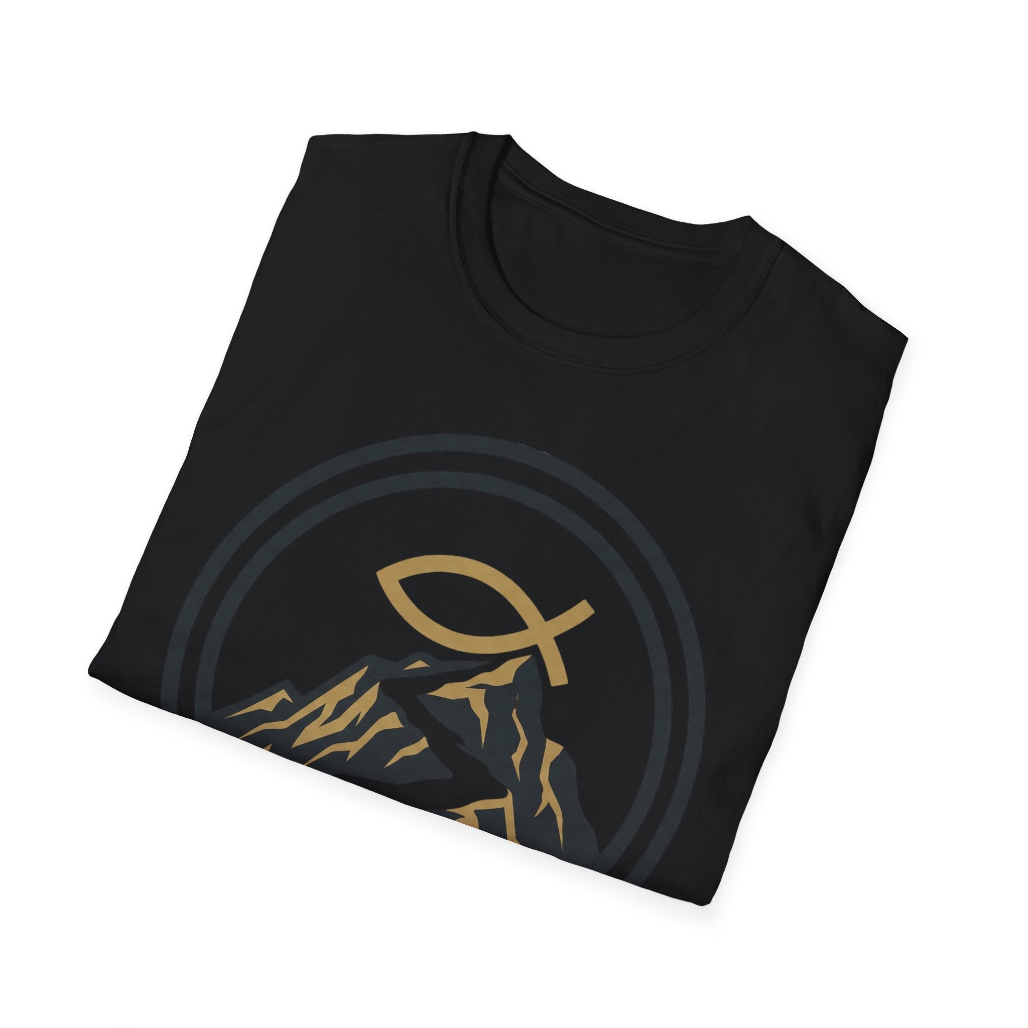 Trail Endurance Mountain Ichthys Christian Runner T-Shirt