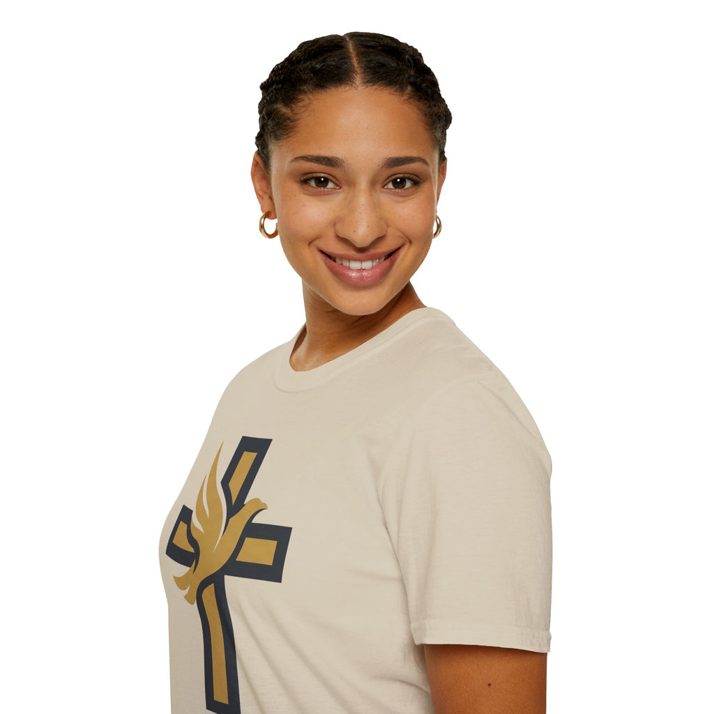 Cross & Dove Christian Runner T-Shirt
