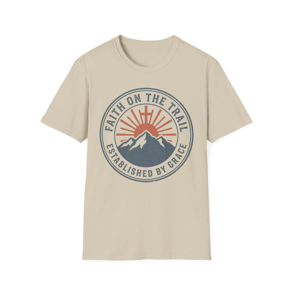 Faith on the Trail Christian Runner T-Shirt