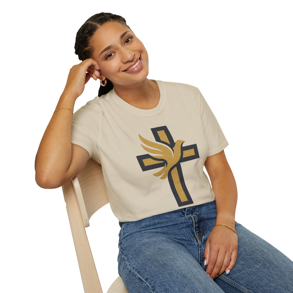 Cross & Dove Christian Runner T-Shirt