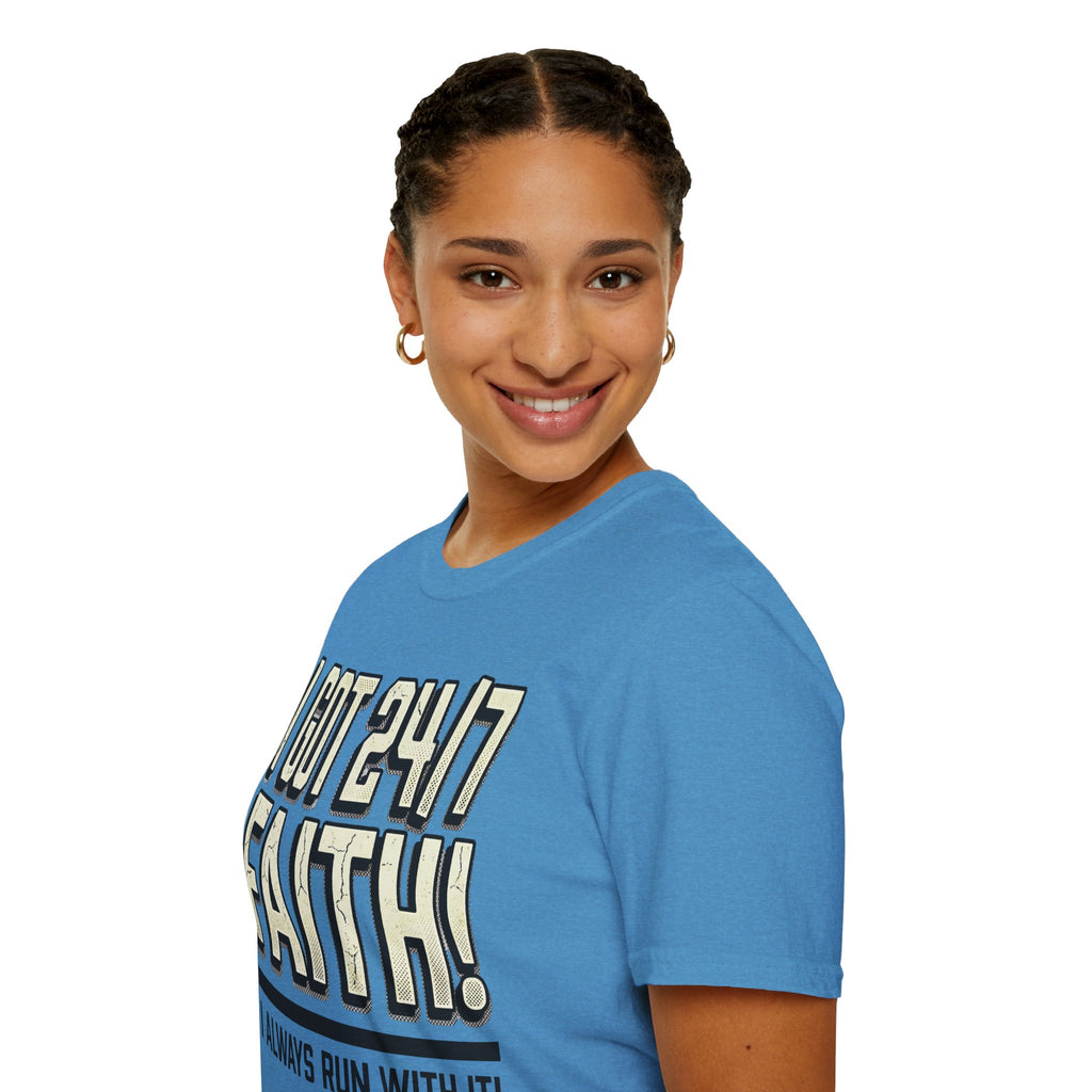I Got 24/7 Faith Christian Runner T-Shirt
