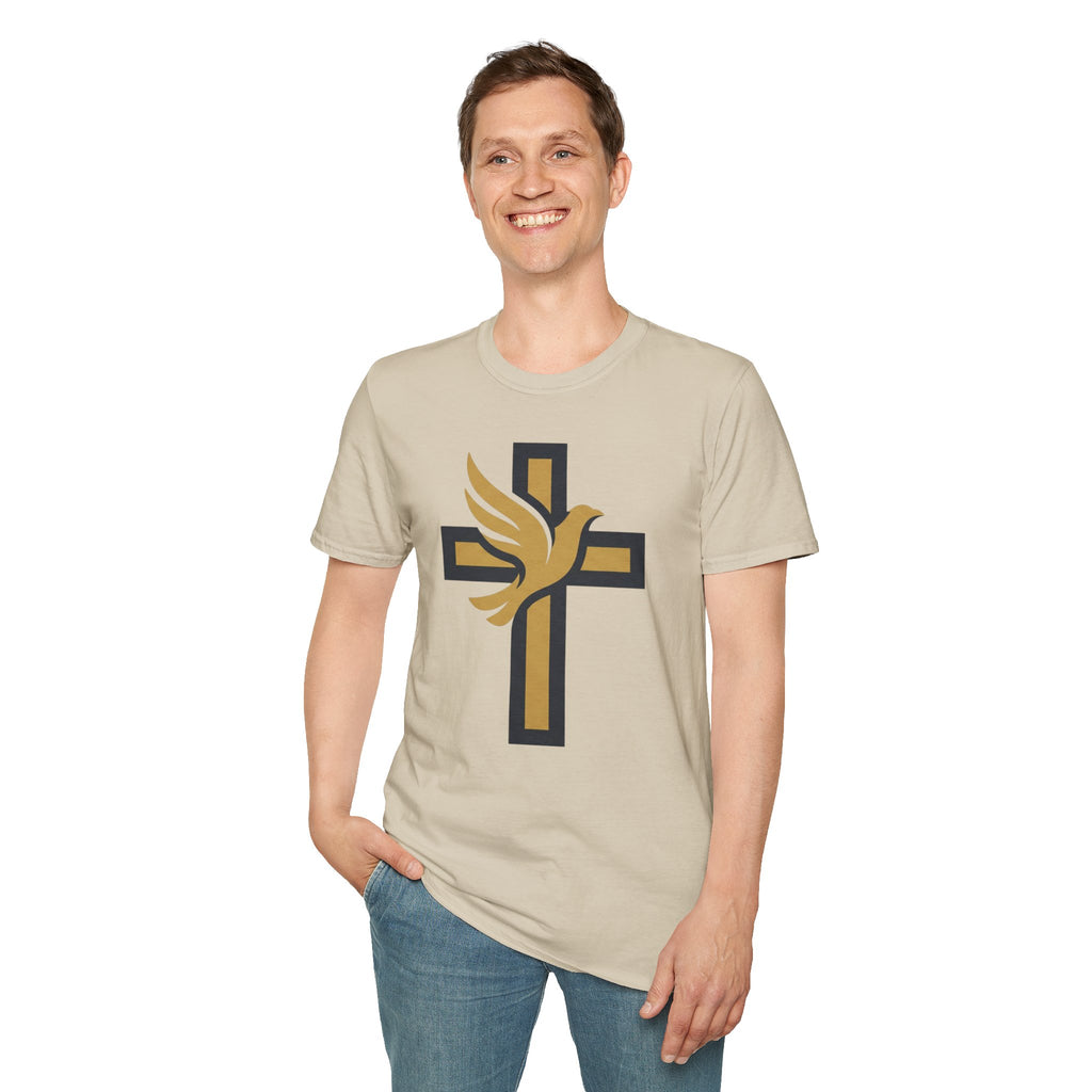 Cross & Dove Christian Runner T-Shirt