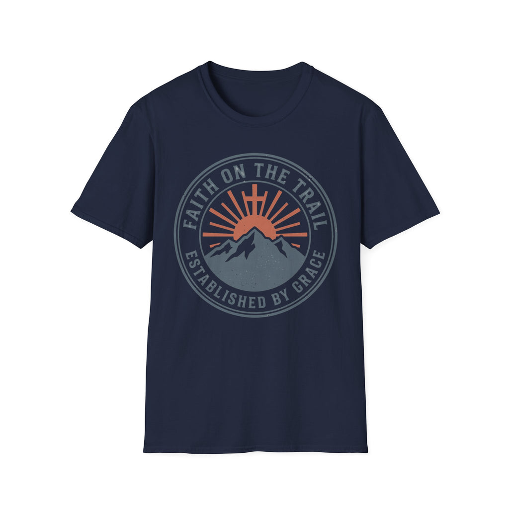 Faith on the Trail Christian Runner T-Shirt