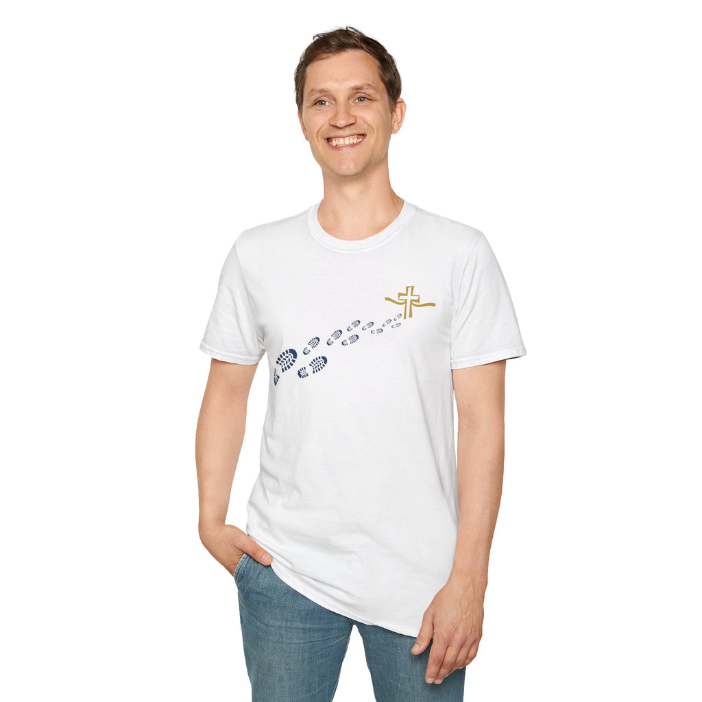 Follow Him Christian Runner T-Shirt