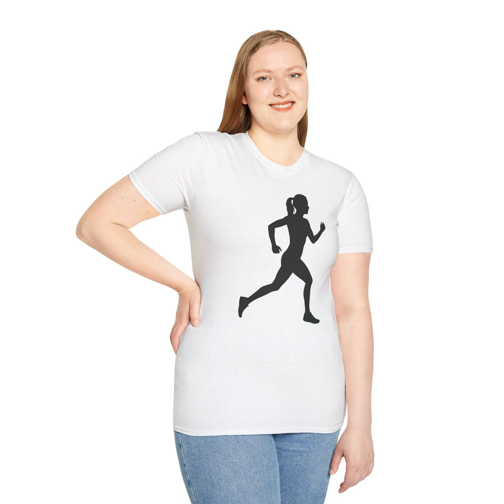 Just Run, Girl Christian Runner T-Shirt