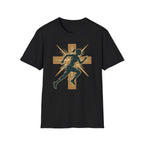 Cross Running Girl Christian Runner T-Shirt