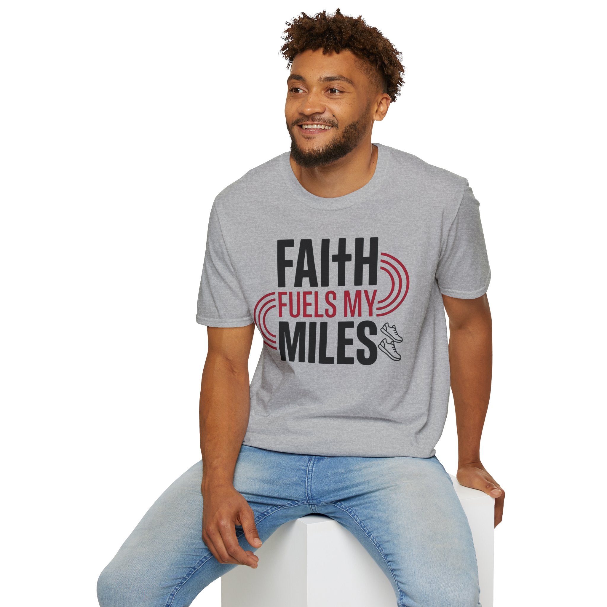 Faith Fuels My Miles Christian Runner T-Shirt