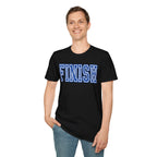 FINISH Christian Runner T-Shirt (Cobalt Blue)