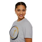 Halo Track Cross Christian Runner T-Shirt