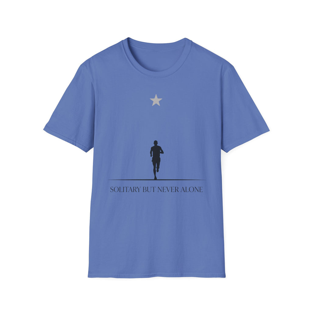 Morning Star - Solitary But Never Alone Christian Runner T-Shirt (Male)