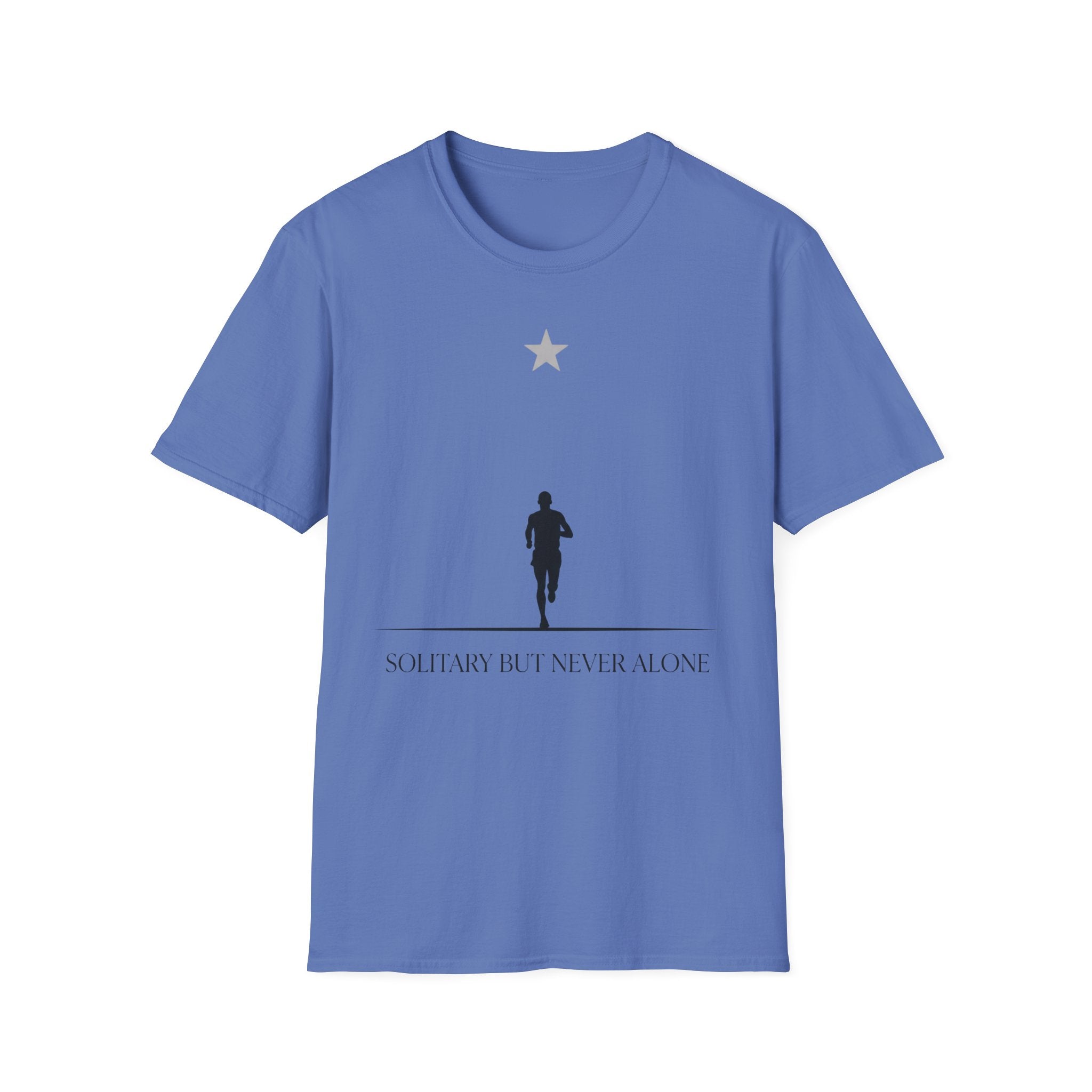 Morning Star - Solitary But Never Alone Christian Runner T-Shirt (Male)
