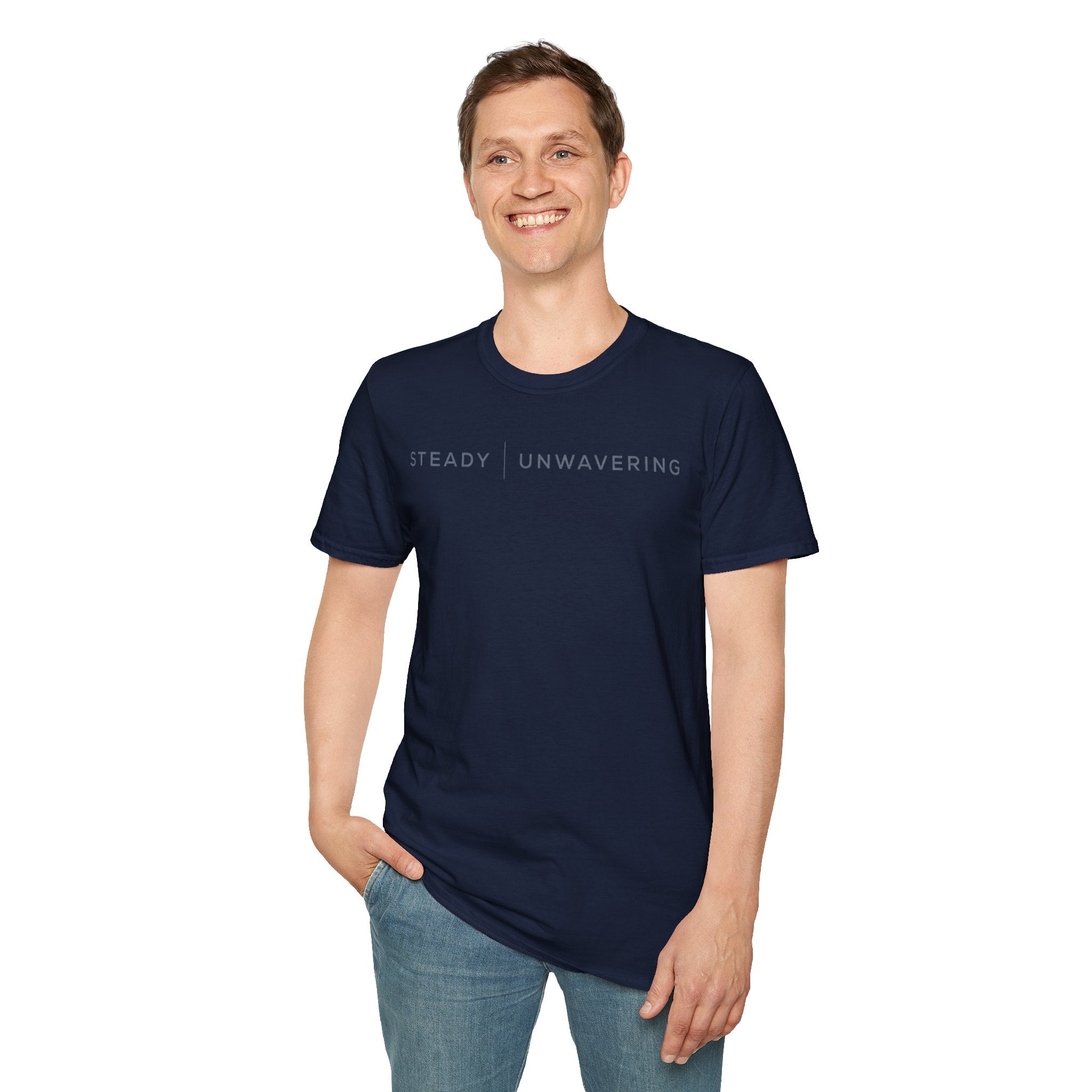 Steady Unwavering Christian Runner T-Shirt