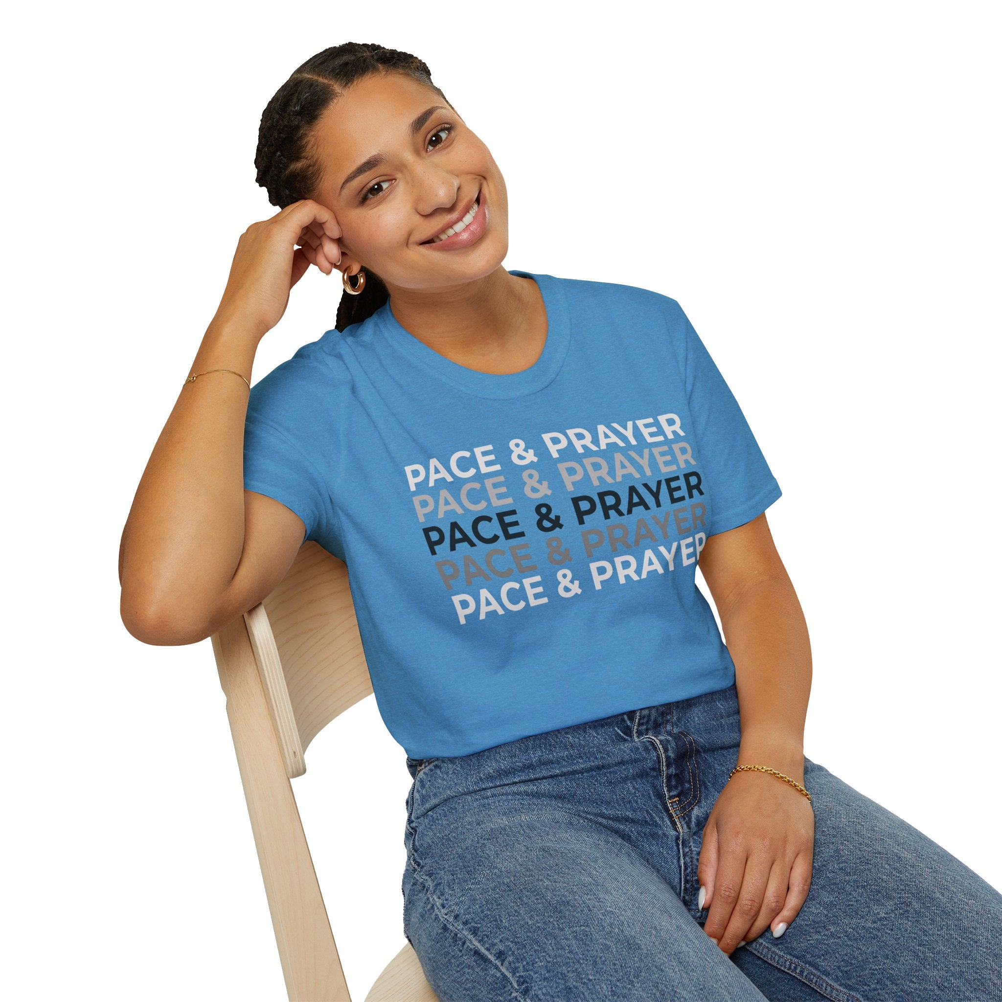 Pace & Prayer Christian Runner T-Shirt