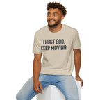 Trust God Keep Moving Christian Runner T-Shirt