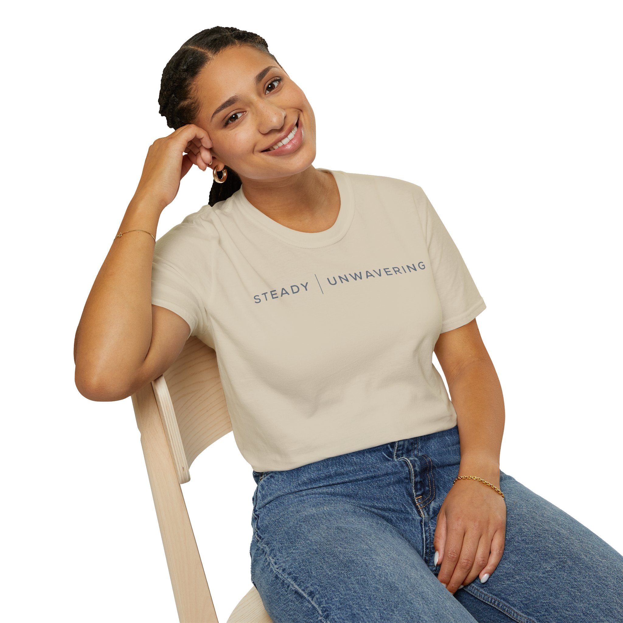 Steady Unwavering Christian Runner T-Shirt