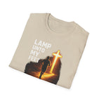 Lamp Unto My Feet - Light Unto My Path Christian Runner T-Shirt (Male)