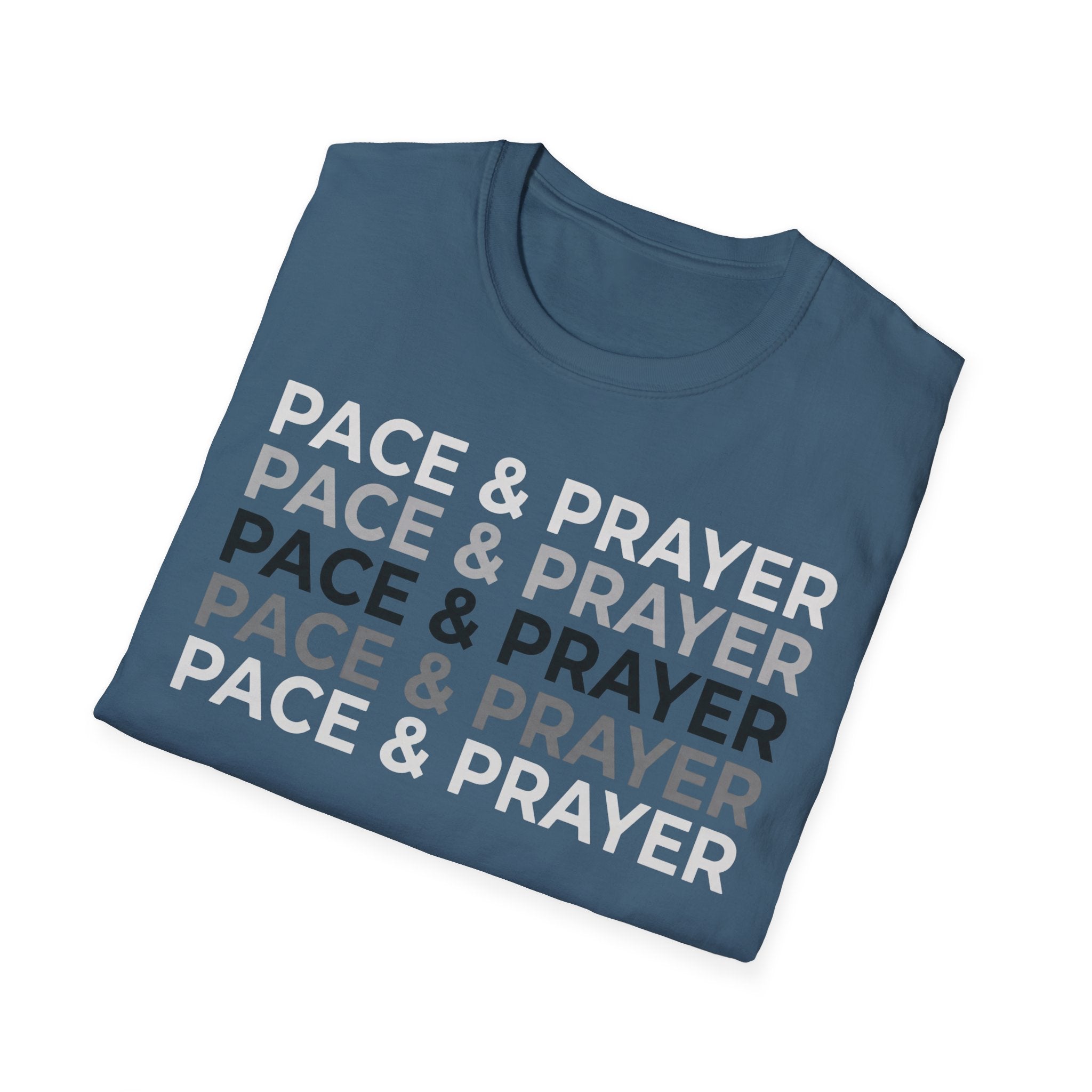 Pace & Prayer Christian Runner T-Shirt