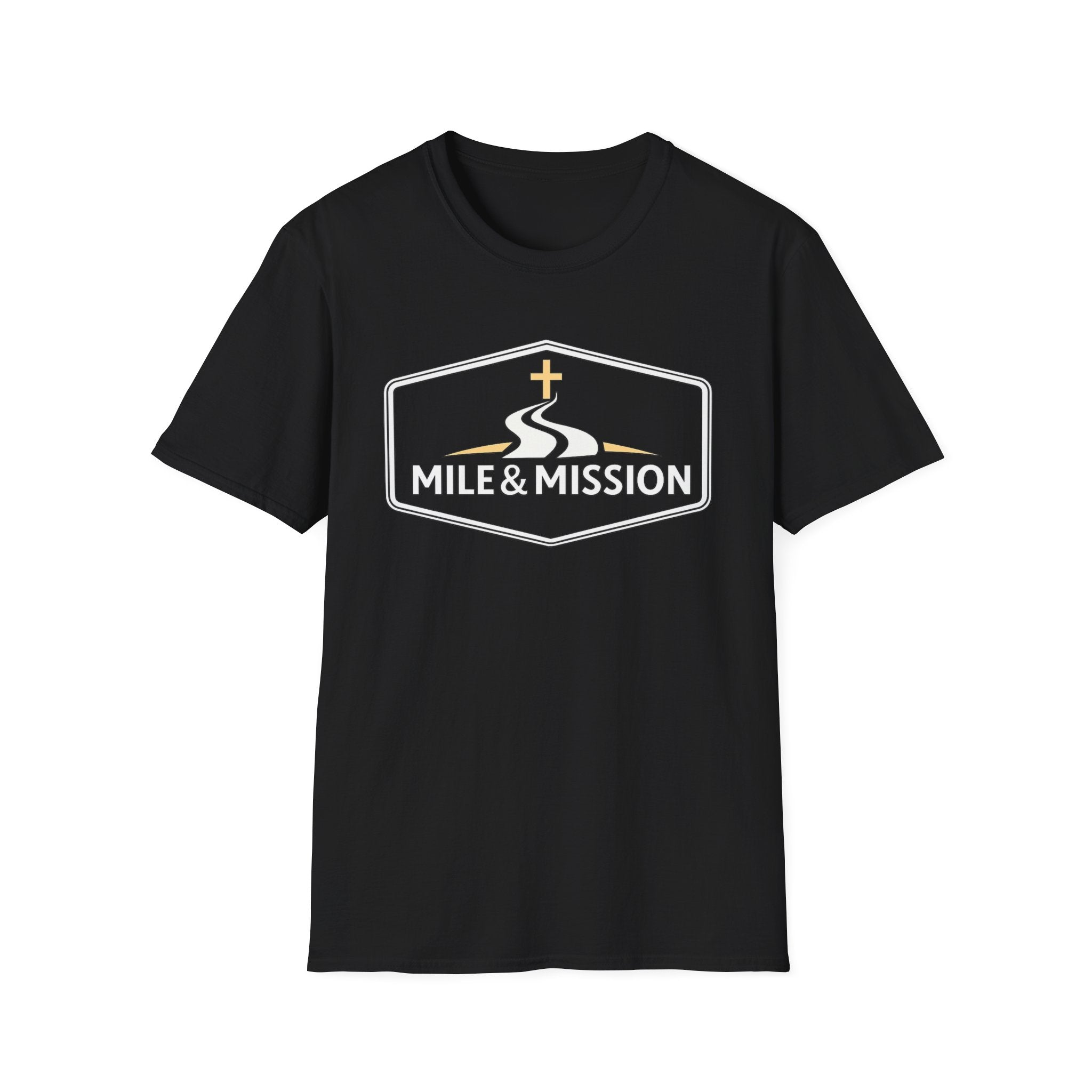 Mile & Mission Logo Christian Runner T-Shirt
