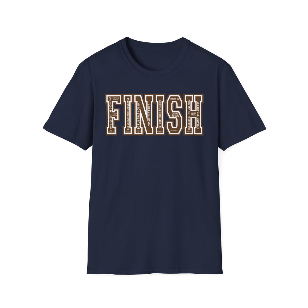 FINISH Christian Runner T-Shirt (Brown)