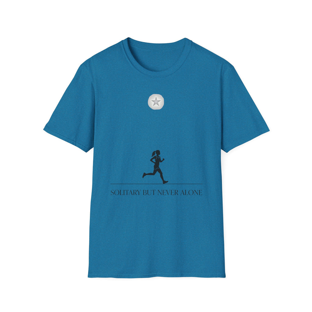 Morning Star - Solitary but Never Alone Christian Runner T-Shirt (Female)