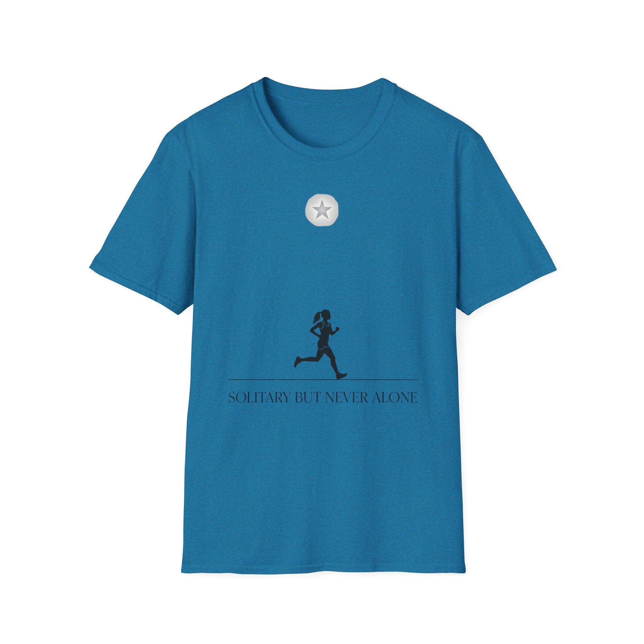 Morning Star - Solitary but Never Alone Christian Runner T-Shirt (Female)
