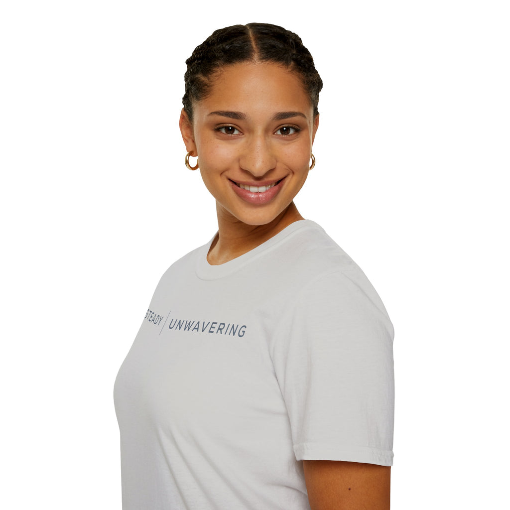 Steady Unwavering Christian Runner T-Shirt
