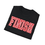FINISH Christian Runner T-Shirt (Red)