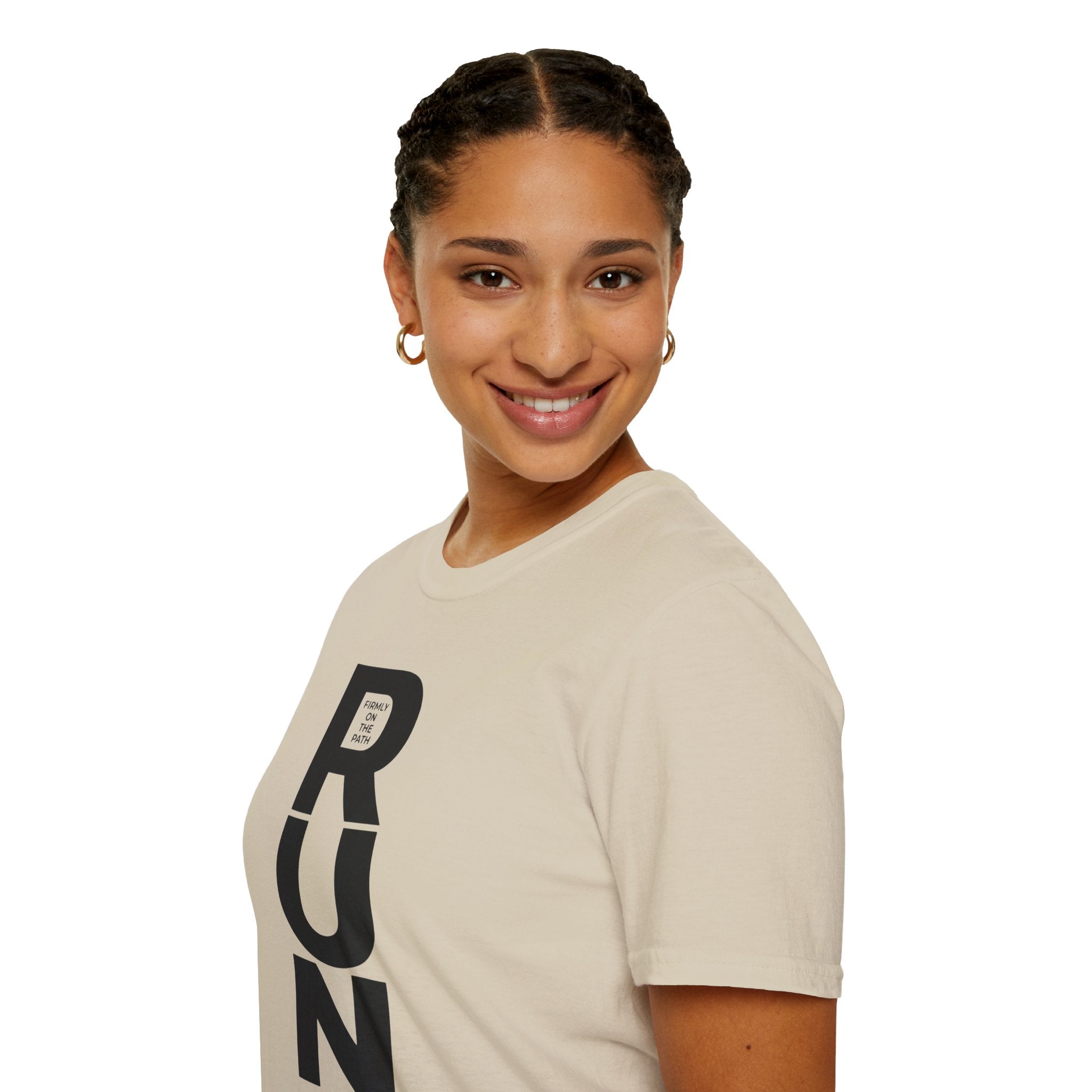 Run Firmly on the Path Christian Runner T-Shirt
