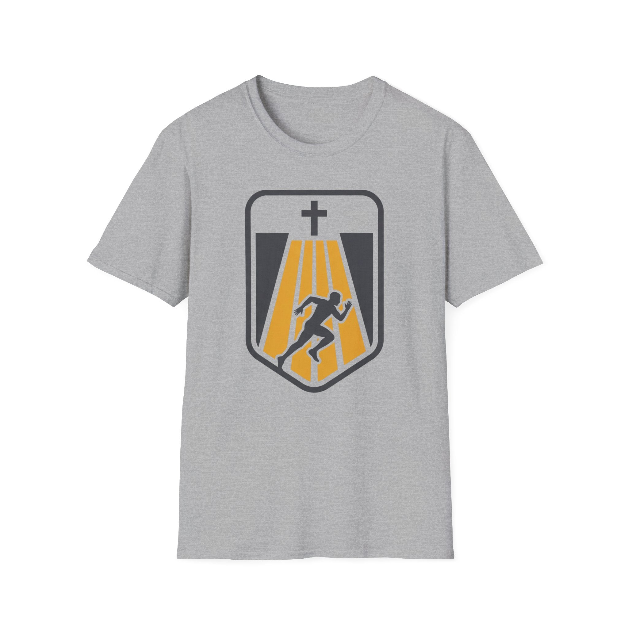 Faithful Start Christian Runner T-Shirt (Male)