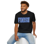 FINISH Christian Runner T-Shirt (Cobalt Blue)