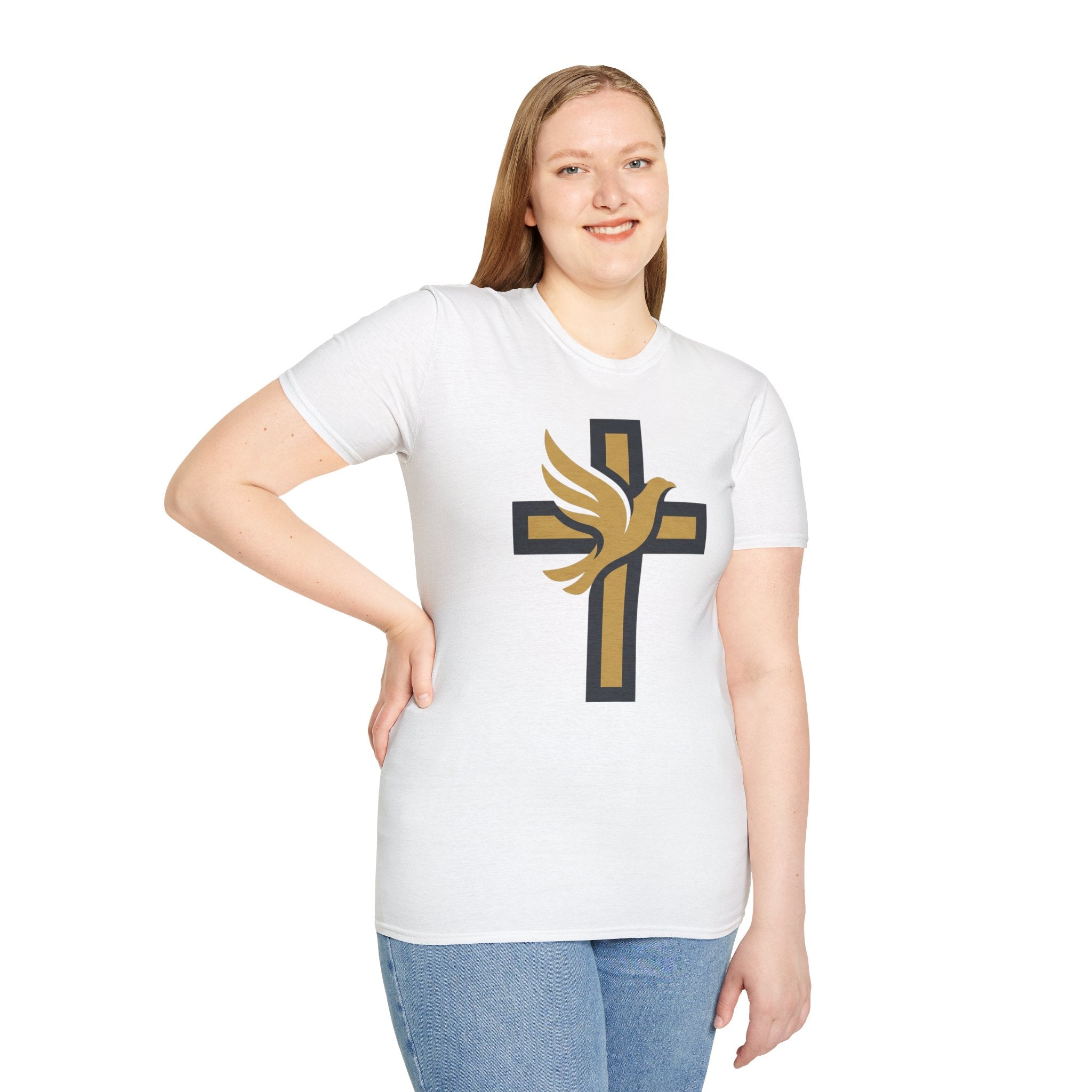 Cross & Dove Christian Runner T-Shirt