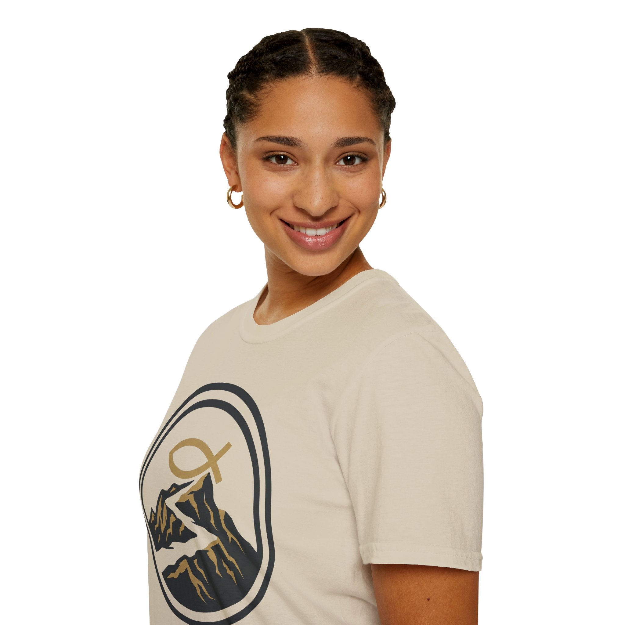 Trail Endurance Mountain Ichthys Christian Runner T-Shirt