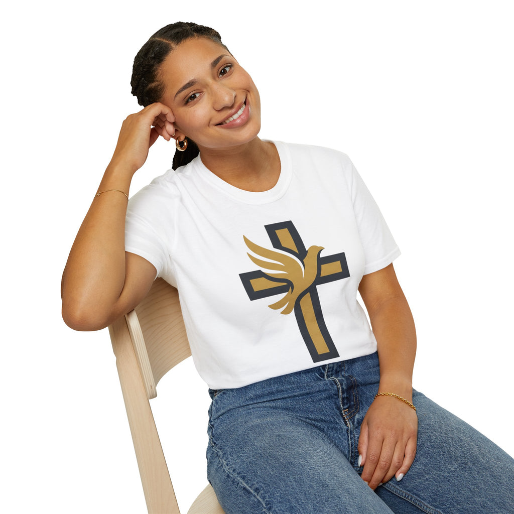 Cross & Dove Christian Runner T-Shirt