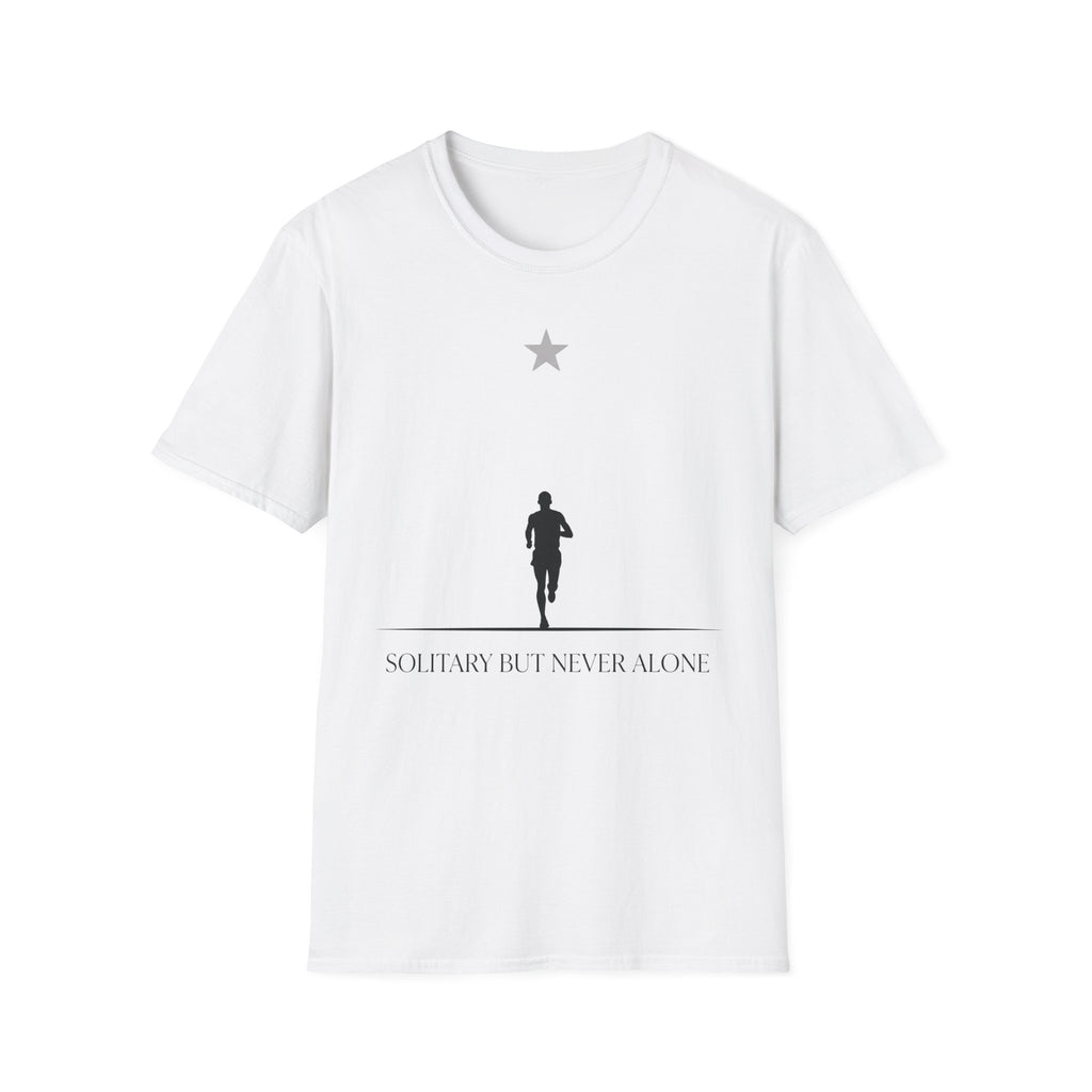 Morning Star - Solitary But Never Alone Christian Runner T-Shirt (Male)