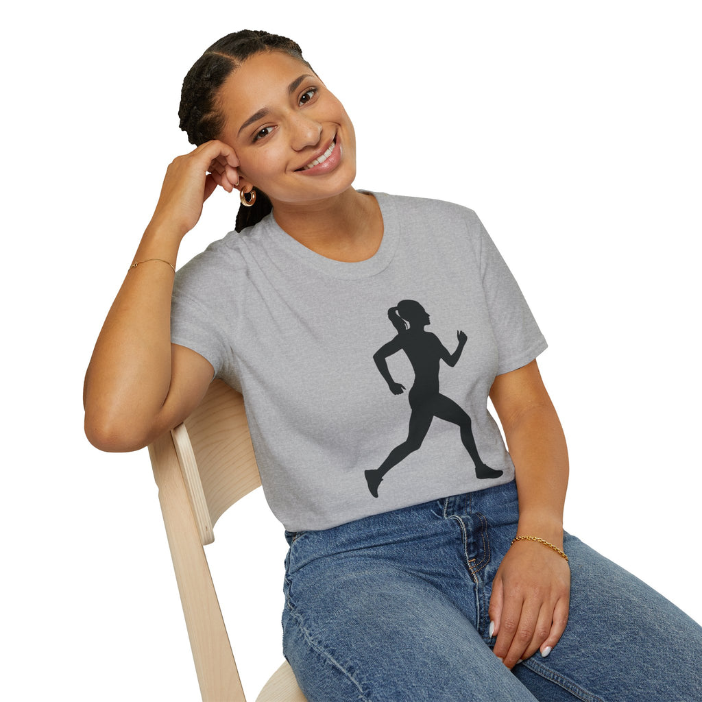 Just Run, Girl Christian Runner T-Shirt