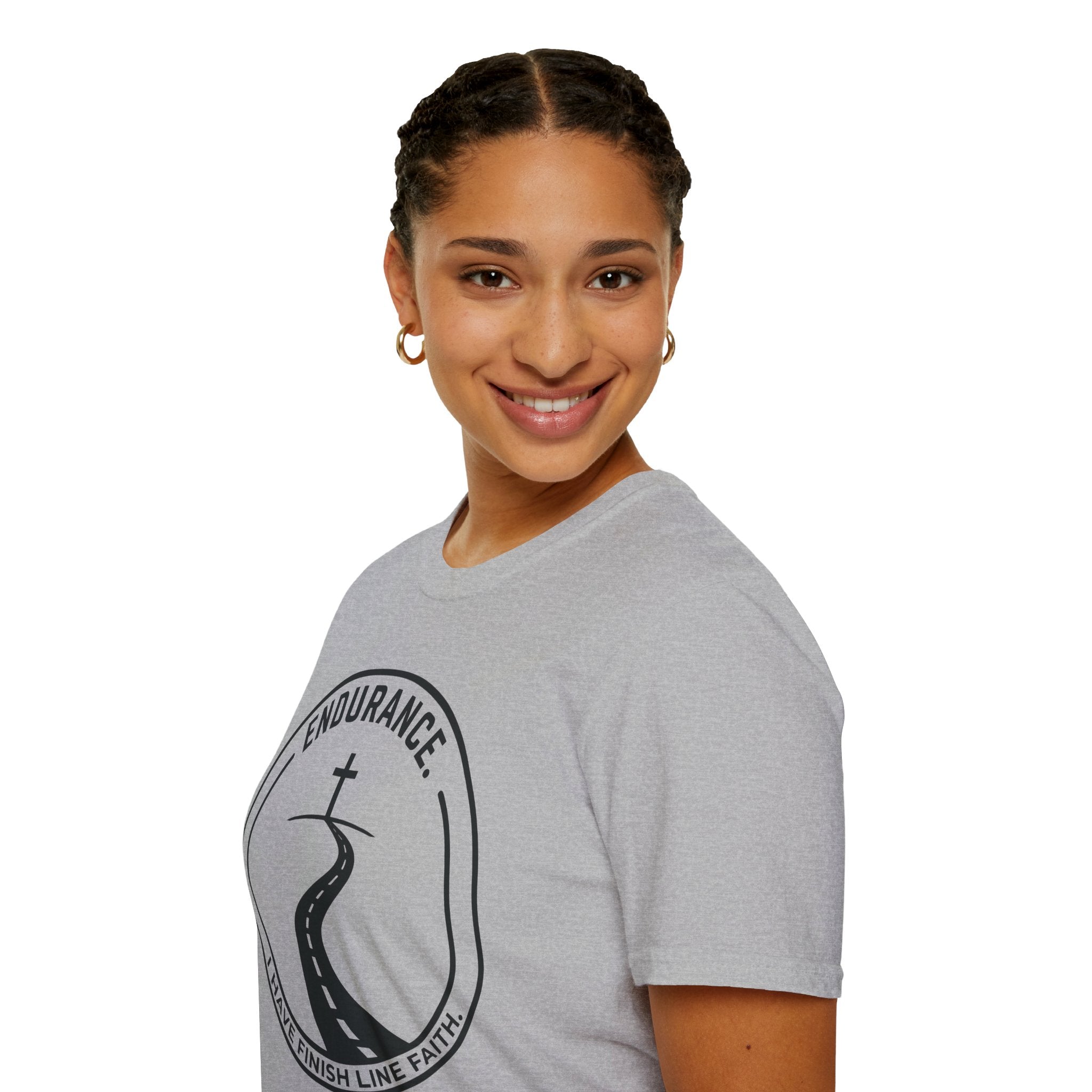 Endurance - I Have Finish Line Faith Christian Runner T-Shirt