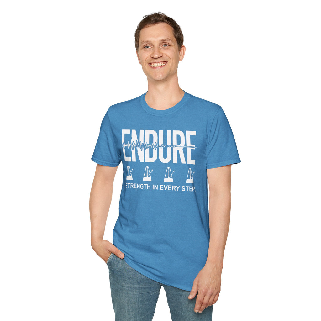 Endure: Strength in Every Step Christian Runner T-Shirt